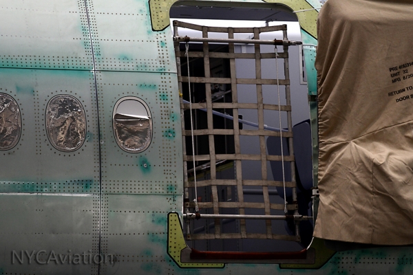 Lufthansa 747-8I: Note interior is installed