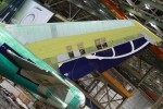 Tail of a 747-8F destined for U.S. launch customer Atlas Air