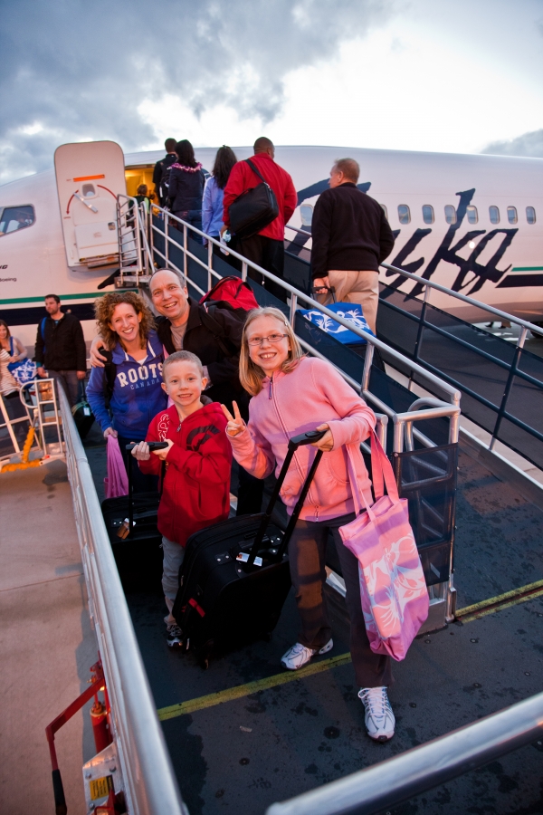 Boarding.