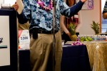 Joe Sprague, VP, Marketing for Alaska Airlines thanks all those in attendance for Alaska Airlines inaugural Bellingham to Honolulu Flight.