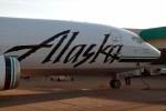 Alaska Airlines Cargo 737-400 Combi. (Photo by Tad Carlson)