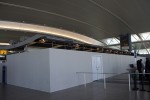 The two easternmost rows of check-in desks will be used by Delta exclusively.