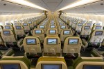 Coach cabin facing forward
