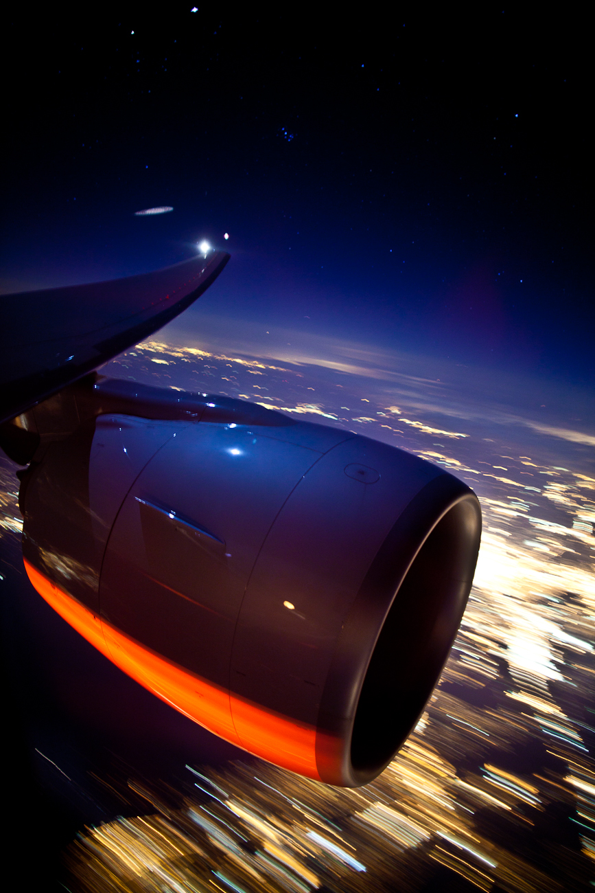 Somewhere over somewhere else.