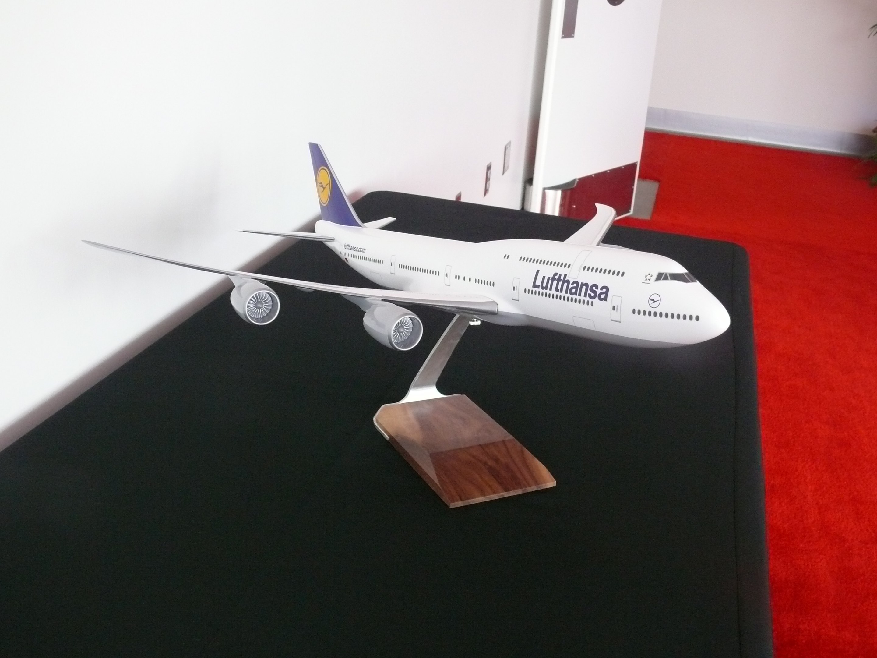 Lufthansa 747-8I model. (Photo by Chris Sloan/Airchive.com)