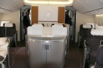 First Class on Lufthansa Boeing 747-8I. (Photo by Chris Sloan/Airchive.com)