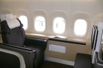 First Class on Lufthansa Boeing 747-8I. (Photo by Chris Sloan/Airchive.com)