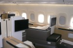 First Class on Lufthansa Boeing 747-8I. (Photo by Chris Sloan/Airchive.com)