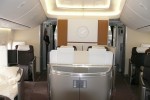 First Class on Lufthansa Boeing 747-8I. (Photo by Chris Sloan/Airchive.com)