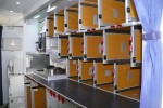 Rear galley on the 747-8I. (Photo by Chris Sloan/Airchive.com)