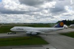 First Lufthansa 747-8I prepares for delivery flight to Frankfurt. (Photo by Chris Sloan/Airchive.com)