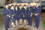 Lufthansa crew. (Photo by Chris Sloan/Airchive.com)