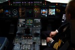 On the flight deck. (Photo by Eric Dunetz/NYCAviation)