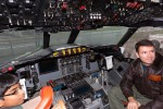 Cockpit tour with CDR Gregg Sleppy