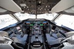ANA 787 Dreamliner cockpit. (Photo by David Lilienthal/NYCAviation)