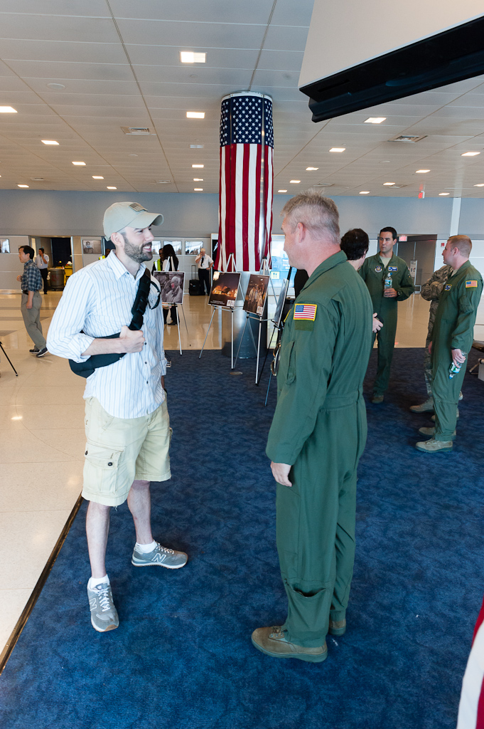 USA - Air Force Flight Chief, Master Sergeant Alan Crosby and NYCA Founder Phil Derner