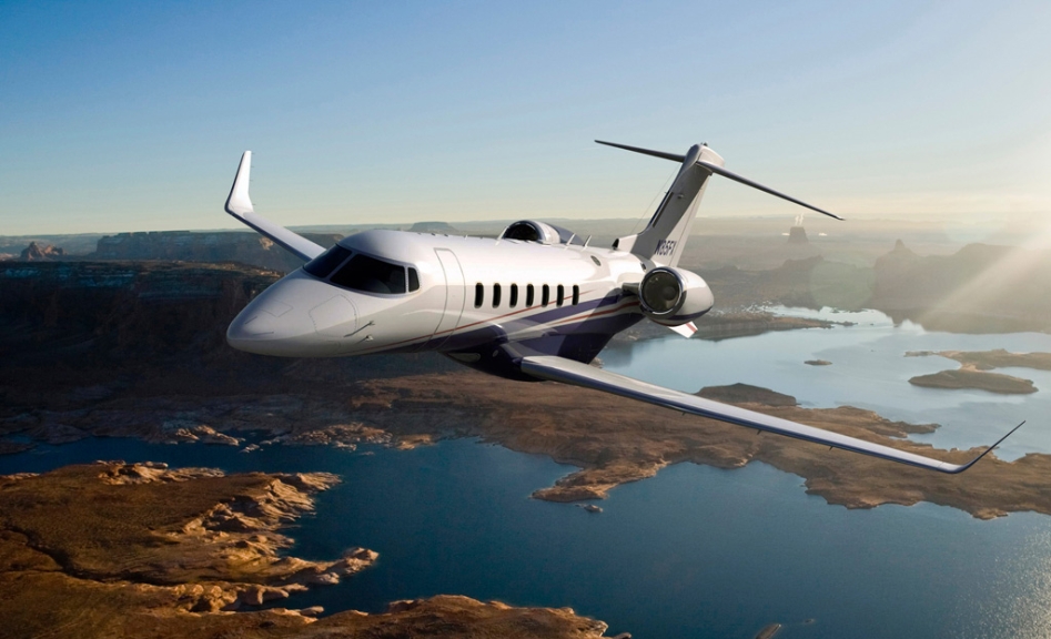 The new Learjet 85.
