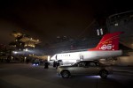 Learjet 85 mockup visits USS Intrepid.