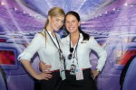 Virgin America crew members from Flight 10 pose in Philadelphia. (Photo by Manny Gonzalez/NYCAviation)
