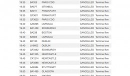 LHR volcano flight status