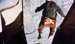 Joseph Kittinger's record-breaking skydive from 102,800 feet (31,300 m). (Photo by US Air Force)