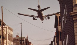 An American Airlines McDonnell Douglas DC-10 on final approach to Boston Logan Airport. (Photo by Michael Philip Manheim/NARA)