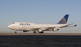 United Continental new livery Boeing 747 N127UA