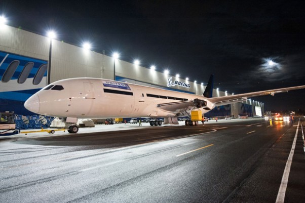 United Airlines first Boeing 787 Dreamliner