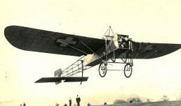 Bleriot XI begins a flight over the Alps circa 1913.