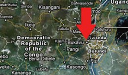 The plane crashed in eastern Congo