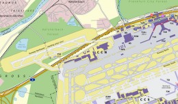Frankfurt Am Main Airport map