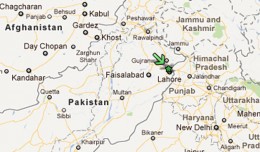 A Cessna 150 crashed near Lahore, Pakistan