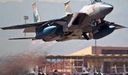 F-15 Aggressor in SU-27 Splinter Blue Camo