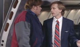 Chris Farley and David Spade in Total Bastard Airlines