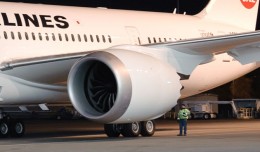 The first Boeing 787 Dreamliner for Japan Airlines seen here and all 44 additional copies will be powered by GEnx-1B engines