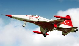 Turkish Stars NF-5A, built by Canadair under license from Northrop