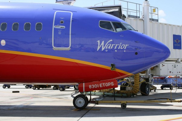 Southwest's first Boeing 737-800 (Warrior One, N8301J) about to depart Fort Lauderdale for Chicago Midway on its second revenue flight.