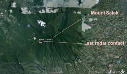 (Map by The Aviation Herald/Google Earth)