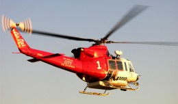 Los Angeles City Fire Department Air Ops 1, a Bell 412 (N301FD). (Photo by Alan Radecki, via Wikipedia)