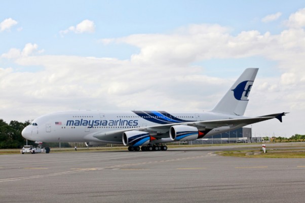 Malaysia Airlines Airbus A380 (9M-MNA). (Photo by Airbus)