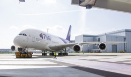 Thai Airways first Airbus A380 (HS-TUA, ln 0087). (Photo by Airbus)