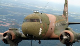 Douglas AC-47 Spooky. (Photo by Fly-by-Owen, CC BY-SA, via Wikimedia Commons)