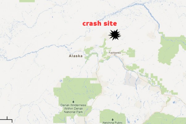 Crash site of the Piper PA-32 Saratoga. (Map by Google/Matt Molnar)
