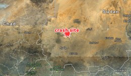 Sudan Helicopter Crash Map. (Map by Google Maps/Matt Molnar)