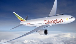 Ethiopian Airlines Boeing 787-8 Dreamliner. (Rendering by Boeing)