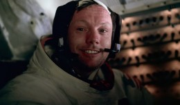 Neil Armstrong aboard the Apollo 11 spacecraft following the first ever moonwalk. (Photo by Buzz Aldrin/NASA)