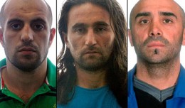 Spain did not identify the suspects by name, but said two were from Chechnya and one from Turkey. (Photo by Spanish Interior Ministry)