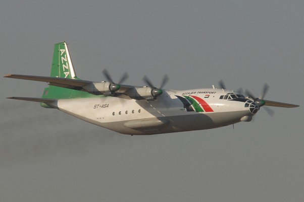An Azza Air Transport Antonov An-12B similar to the accident aircraft. (Photo by Melting Tarmac Images via wikipedia commons)