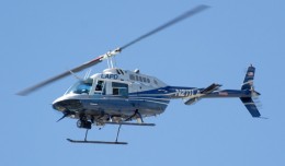 Los Angeles Police Department (LAPD) Bell 206 Jetranger helicopter (N211LA). (Photo by Matthew Field via wikimedia, CC-BY-SA)