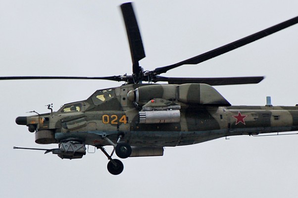 Russian Mil Mi-28 demo flight at MAKS 2007. (Photo by Россин Денис Владимирович via Wikipedia)